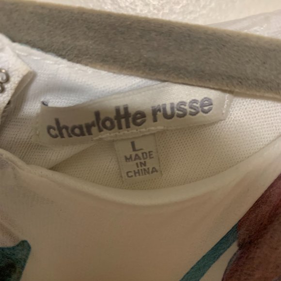 Charlotte Russe | Women's Sleeveless Floral Dress Size Large - Picture 5 of 5